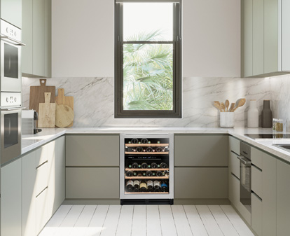 cave à vins sous plan