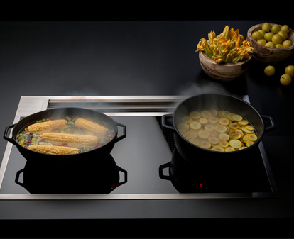 plaque induction aspirante